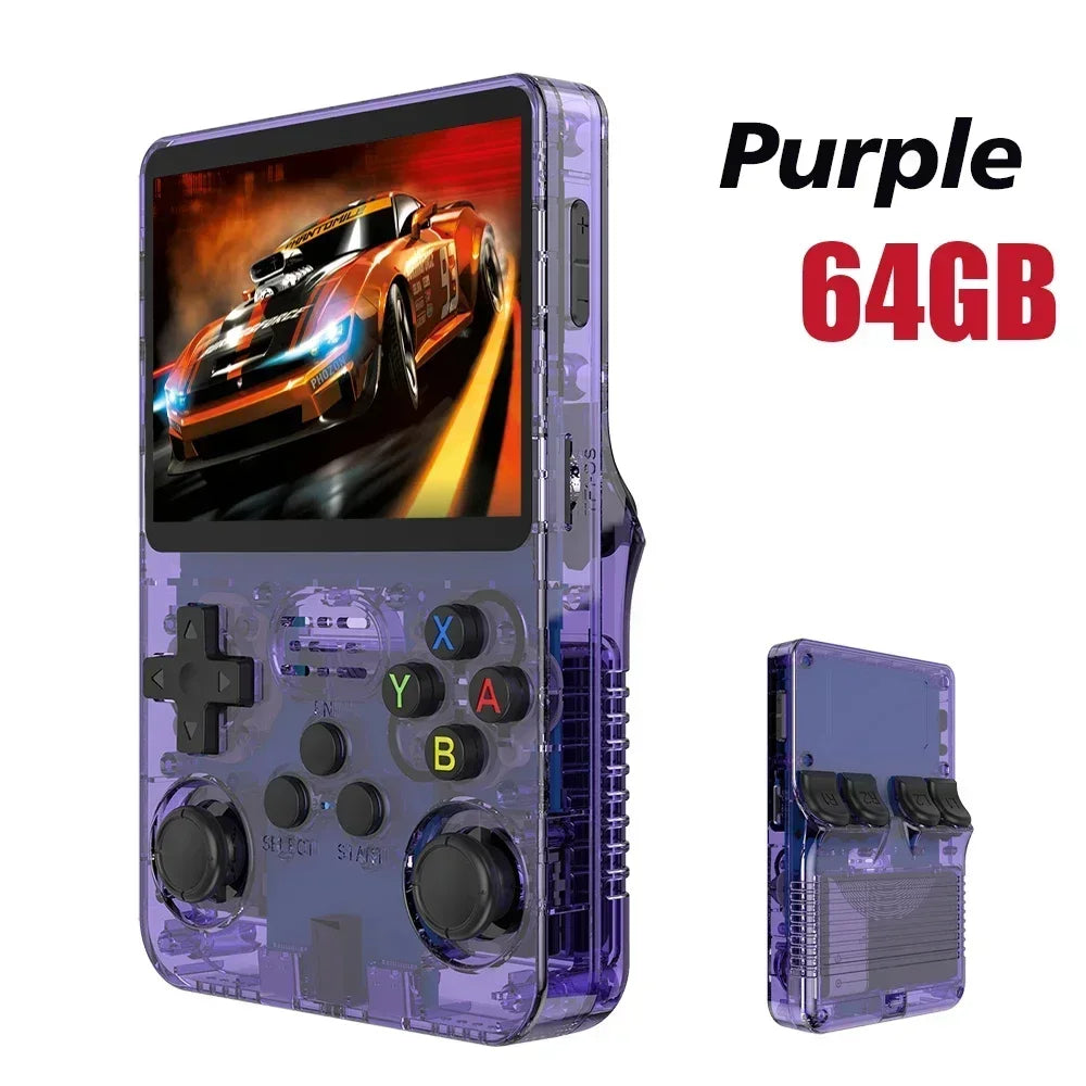 Consola de videojuegos portátil (morada)